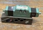 Numatics I35SS715K Pneumatic Solenoid Valve With Manifold 2-228-717C. Fixed Price $200.00.