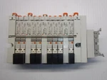 Smc Pneumatic (X8) VQ1130-5-N1 / (X3) VVQ100J-P-3-N7 Solenoid Valve Manifold. Fixed Price $89.99.