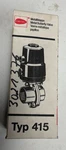 Gemu Typ 415 15D Pneumatic Butterfly Valve DN15. Fixed Price $250.00.