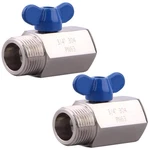 Dernord Stainless Steel Mini Ball Valve 3/4" Npt Thread Female&male(pack Of 2). Fixed Price $38.06.