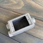 Oz/gedney FSC-1-75 FSC175 Cast Device Box Single Gang 3/4" 3-WAY (sh-d). Fixed Price $12.50.