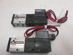 Smc, Solenoid Valve, NVZ312, 20-100PSI, .15-.7MPA, Used, Lot Of. Fixed Price $20.00.