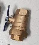 Oem Watts Febco 1" Fpt X 1IN Ips Quarter Turn Union Ball Valve Bronze Pvb. Fixed Price $73.00.