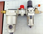 Smc 3/8 Manifold AMH250C-N03B, VHS30-N03-Z, AW30-N03G-Z Working Pull B3B1. Fixed Price $69.50.
