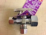 Keeney 1/4 Turn Way Valve K2903PCLF Chrome Plated Solid Brass Lead Free 272816. Fixed Price $9.00.