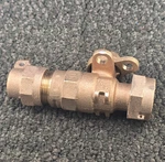 Ford 5/8" Cts Nl Brass Straight Ball Meter Valve Replacement. Fixed Price $54.99.