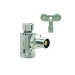 Brasscraft SR12X 1/2 In Fip 3/8 Od Comp Stop Valve With Loose Key-chrome. Fixed Price $29.98.