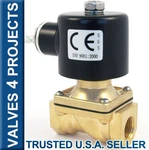 3/8" Electric Solenoid Valve 12-VOLT 12VDC Viton Seal Water Air Diesel B21V. Fixed Price $33.95.