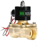 U.s. Solid 1" Brass Electric Solenoid Valve 24VAC Normally Closed Viton. Fixed Price $29.99.