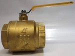 Jomar JF-100T 4" Brass Ball Valve National Pipe Tapered. Fixed Price $297.50.