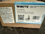 Watts 3/4 LFU5B-Z3 Water Pressure Reducing Valve, 50PSI Set. Fixed Price $150.00.