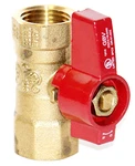 1/2" Female Npt Gas Ball Valve Brass Aga/cga/ul. Fixed Price $9.95.