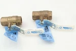 2X Nibco NL950X6 T-585-80-LF Ball Valves 1/2 Inch Threaded Full Port Bronze. Fixed Price $139.99.