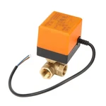 G1/2 DN15 Motorized 3-WAY Brass Ball Valve, Dc 12V Electric Control Switch. Fixed Price $53.83.