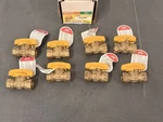 Case Of 8 Proline Series " Fip Brass Gas Cock Ball Valves 210-524LW. Fixed Price $78.29.