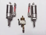 Double Acting Clippard Pneumatic Air Cylinders With LTV-15 Directional Valve. Fixed Price $275.00.