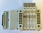 Smc VV5QC11-04C6FD2 Manifold VQC1400-51(3) VQC1100-51(1). Fixed Price $140.00.