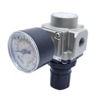 Smc AR25-N02-Z Pneumatic Valve Regulator W/ Dial Gauge, 1/4" Npt, 7-125PSI Set. Fixed Price $40.00.