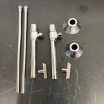 Zurn Standard Angle Stops W/ Loose Key Supply Kit ZH8827-XL-LR-LK-PC. Fixed Price $12.79.