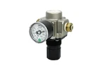 Smc AR25-03H Pneumatic Regulator, 3/8" W/ G36-10-01 Pressure Gauge. Fixed Price $35.00.