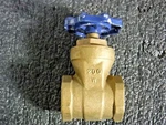 Nibco Gate VALVE,1-1/4 In.,fnpt,bronze, T29 11/4, 6P967,(MG). Fixed Price $40.00.
