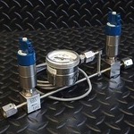 Gtc Products DV2-2A Low Pressure Diaphragm Valve (2) & IPT122 Gauge Assembly. Fixed Price $55.00.