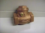 # Nos Watts 1" Npt Horizontal Brass Check Valve. Fixed Price $23.99.