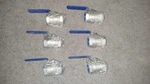 Lot Of 6X Ball Valve 1-1/2 1.5 Inch Npt Dernord Stainless Steel Water/gas/oil. Fixed Price $120.00.