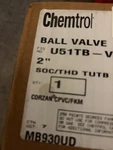 Nibco Chemtrol U51TB-V 2 Inch Pvc Fkm True Union Model Ball Valve. Fixed Price $100.00.