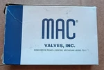 Mac 92B-BAB-000-DM-DDAP-1DM, 24 Vdc Solenoid Pneumatic Valve. Fixed Price $60.00.