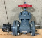 Asahi Av 1070200 Gate Type Valve 150 Psi Pvc 2" Made In Japan. Fixed Price $165.00.