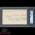 Henry Dutch Dehnert Signed 3X5 Index Card Psa Dna Slab Basketball Auto C5153. Fixed Price $149.00.
