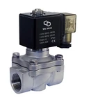3/4 Inch Stainless General Purpose Electric Solenoid Valve 110VAC Viton Seal. Fixed Price $139.99.