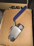 Fnpt 316SS Ball Valve (5000 Psig 70F) Dk-lok V86B-F-8N-PC. Fixed Price $125.00.