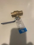 Milwaukee Valve Lead Free 3/4" 600 WOP/150 Swp Brass Ball #118-4-34-HD New. Fixed Price $12.99.