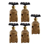 Midline Valve Heavy Duty Gate With Wheel Handle, Fip, Cast Brass (5 Pack). Fixed Price $699.99.
