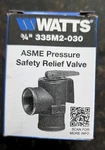 Brand New Watts # 335M2-030 3/4" Pressure Safety Relief Valve 0342691. Fixed Price $26.95.