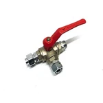 Tecnovielle Tvl 012410 "l" Bore 1" Three-way Brass Ball Valve Manual Actuation. Fixed Price $19.99.