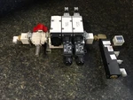 Smc VP744-5DZ1-04N-X555 Pneumatic Solenoid Valve Manifold Assembly (kb). Fixed Price $750.00.