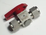 1- Swagelok Stainless Steel Vented Plug Valve, 3/8" Od Tube, SS-6P4V. Fixed Price $59.89.