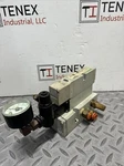 Numatics 122BA400M000061 Solenoid Valve W/base 122RS100J016W00 E-10. Fixed Price $85.00.