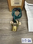 New In Box Johnson Controls V-2410-3 Three Way Solenoid Air Valve 208 V/50-60 Hz. Fixed Price $235.00.