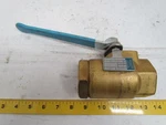 Neles-jamesbury 1100 Tt 1-1/2" Npt Brass Ball Valve Model Class 150 New. Fixed Price $31.34.
