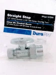 Two (2) Durapro Quarter Turn Straight Stop, 1/2 In. Cpvc Socket X 3/8 Comp. Fixed Price $8.99.