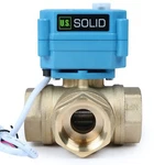 U. S. Solid 3 Way Type Motorized Ball Valve W/ Hand Wheel 1IN Brass 9-24V. Fixed Price $123.79.
