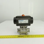 Bradford RP-BA-101-SR Pneumatic Actuator 120PSI 2" Stainless Ball Valve CF8H. Fixed Price $123.11.