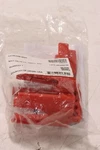 Y381410 Brady Small Prinzing Ball Valve Lockout Red 45342 QTY-1. Fixed Price $9.99.