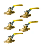 5 Pack Xfitting 1/2" Pex-b Shut Off Ball Valve B, Full Port, Lead Free. Fixed Price $19.99.