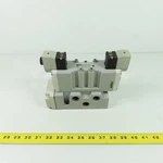 Parker H26VXBG023C 2-POSITION Pneumatic Solenoid Valve 120V W/5 Port Base 145PSI. Fixed Price $119.43.