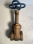 1-1/2" Nibco T-111 Brass Gate Valve Threaded With Rising Stem. Fixed Price $49.99.